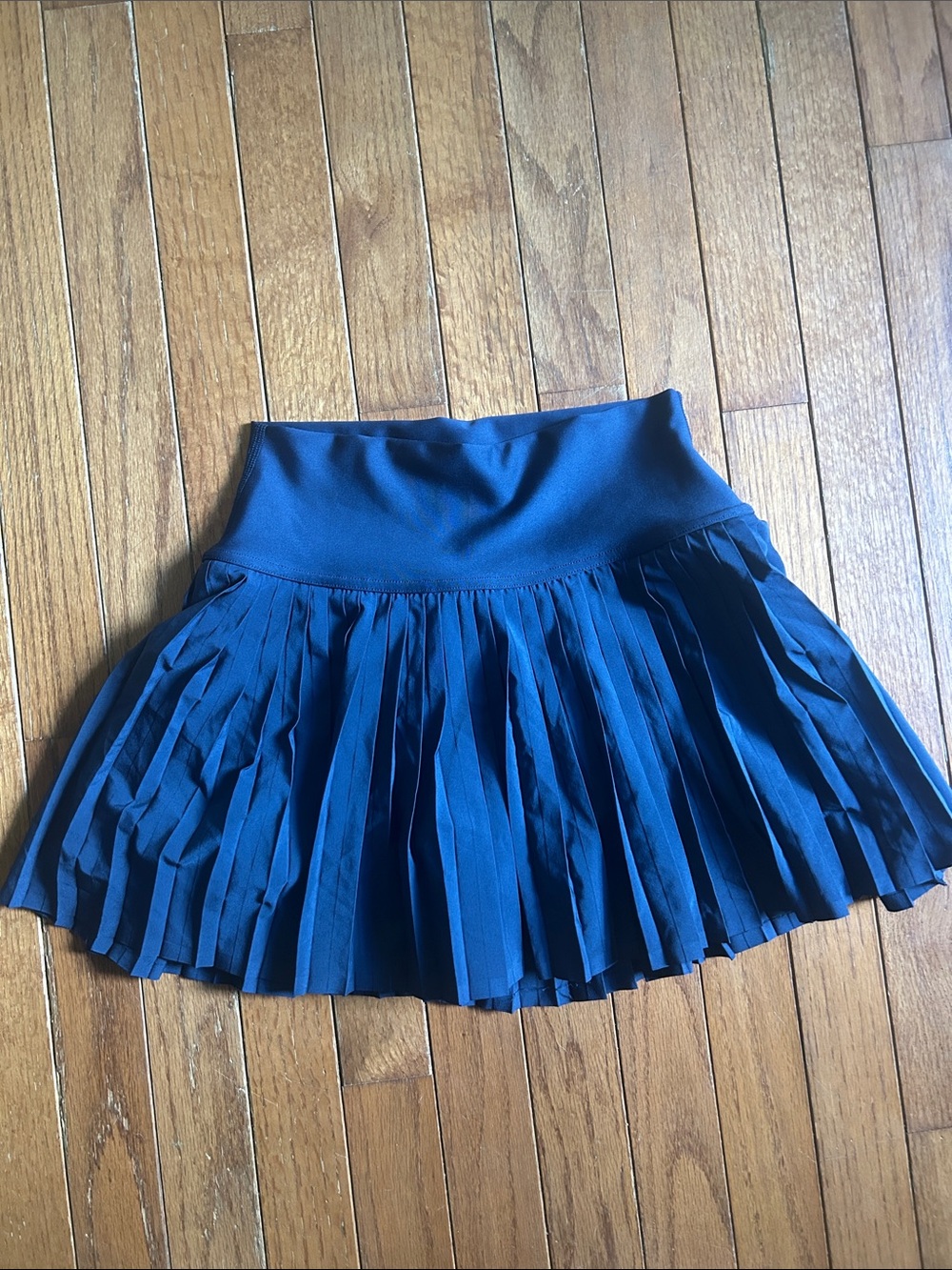 ALO Yoga Navy Pleated Athletic Mini tennis Skirt